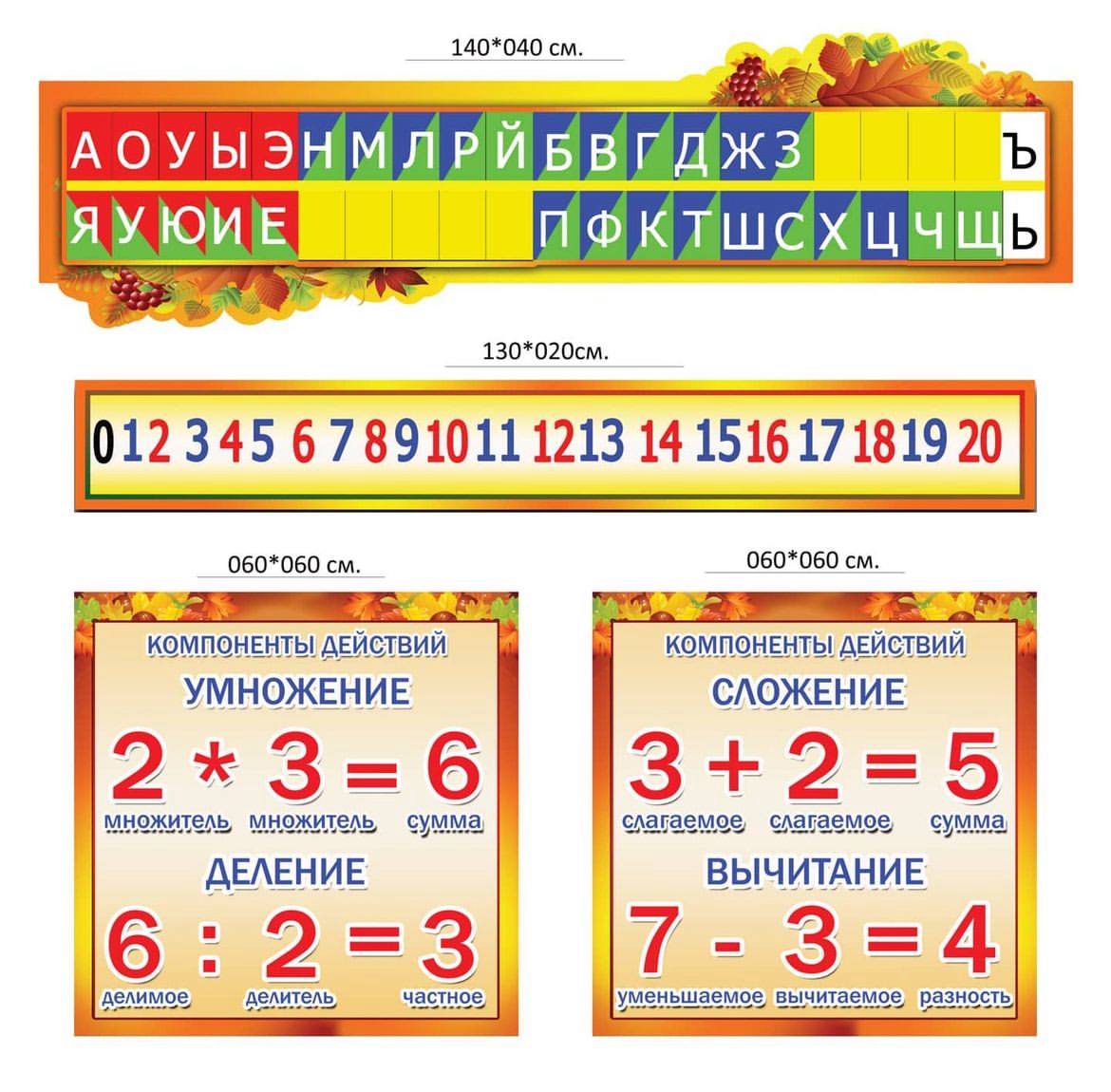 Стенды Таблички